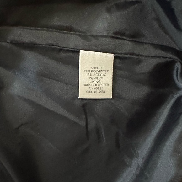 Vintage Funnel Neck Cropped Brown Plaid Jacket Coat - Picture 10 of 10